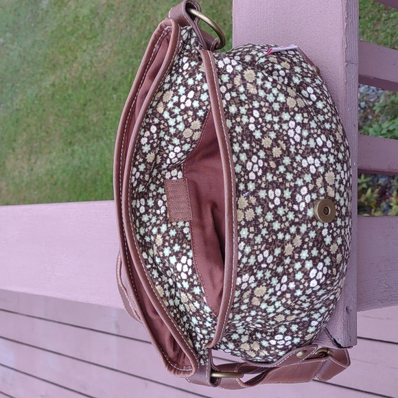 ๐VINTAGE๐ UNIONBAY Ditsy Floral Corduroy Fabric Shoulder Bag - Picture 13 of 16